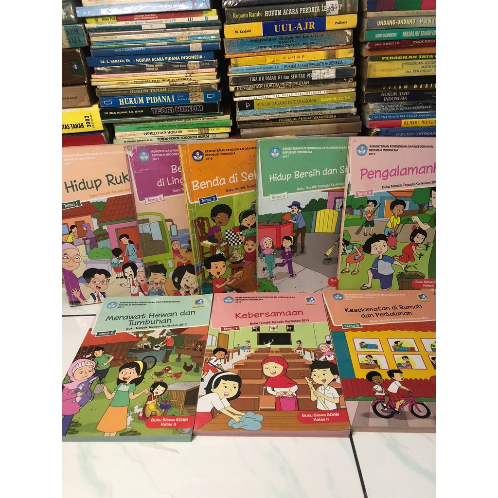 Jual Paket Buku Tematik Terpadu Kurikulum 2013 Dari Tema 1 Sampai Tema