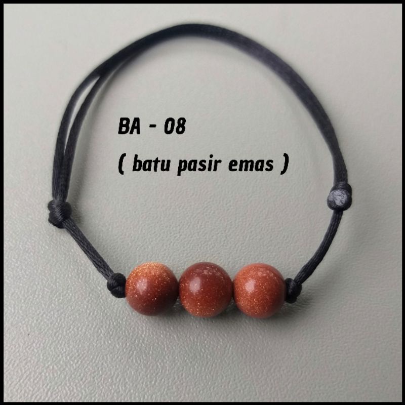 Jual GELANG BATU ALAM TIGER EYE GIOK MODEL TALI SIMPEL Shopee Indonesia