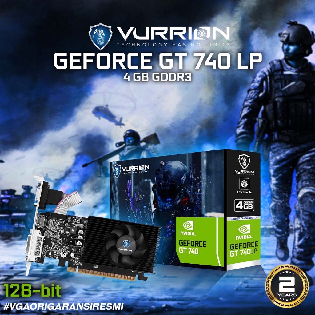 Jual Vga Card Gt Lp Gb Gb Gddr Bit Vurrion Geforce Nvidia