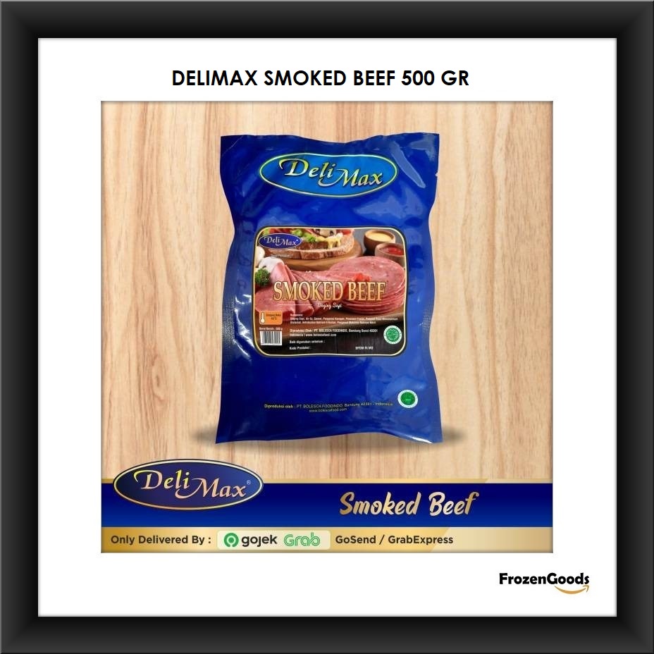 Jual DELIMAX SMOKED BEEF 500GR Shopee Indonesia