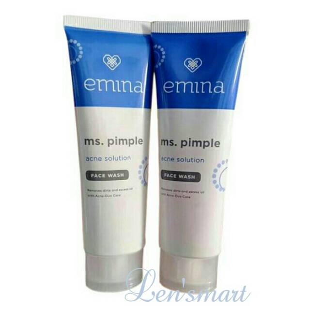 Jual Emina Ms Pimple Acne Solution FACE WASH 50ml Shopee Indonesia