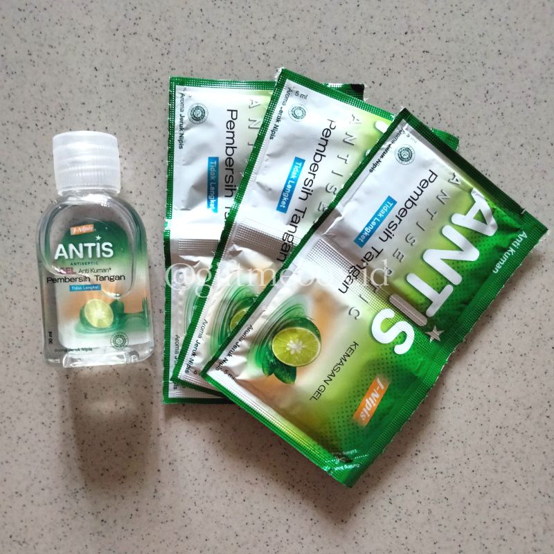 Jual Antis Hand Sanitizer Gel 30ml Free 6 Sachet Shopee Indonesia