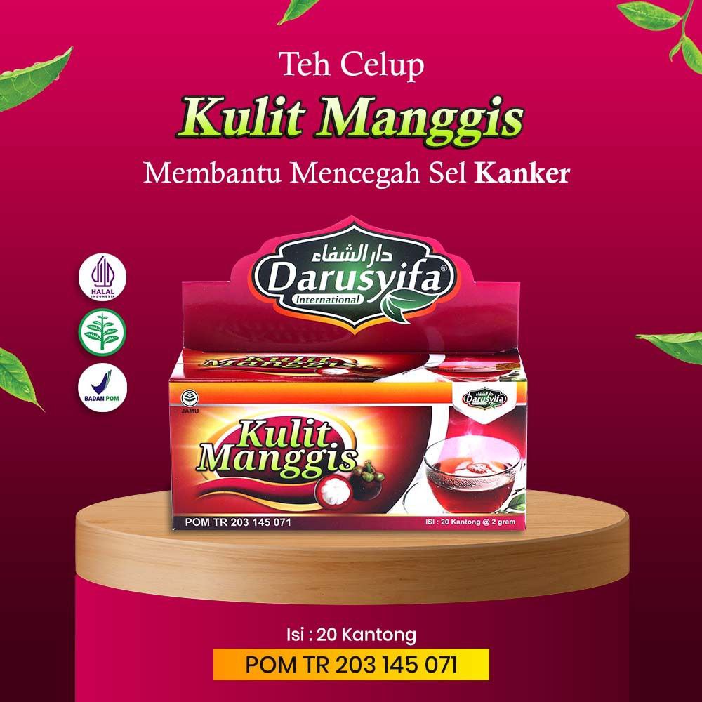 Jual Teh Celup Kulit Manggis Darusyifa Obat Kanker Kolesterol Sembelit