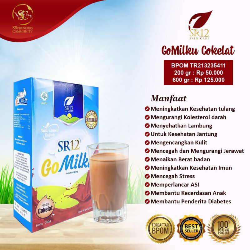 Jual SUSU KAMBING SUSU KAMBING PREMIUM GOMILKU COKLAT SUSU ETAWA