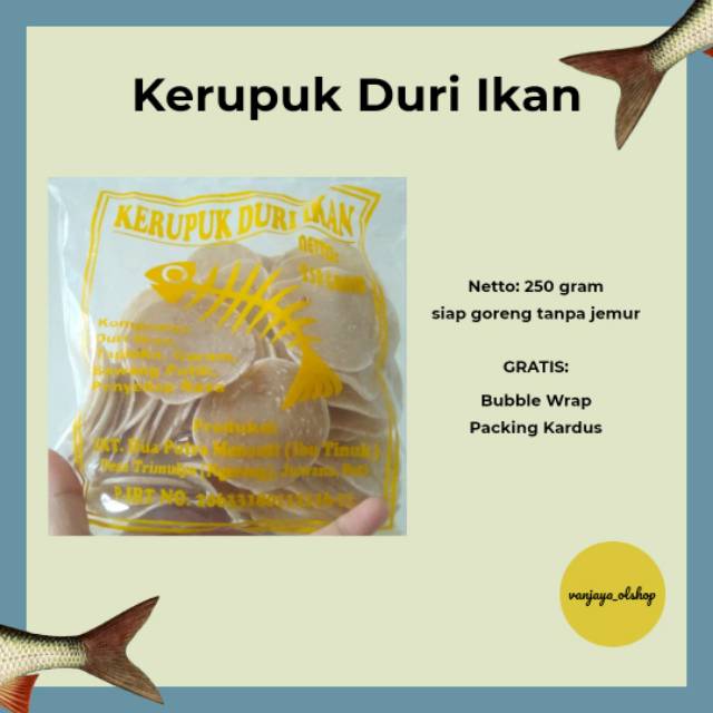 Jual Kerupuk Ikan Olahan Duri Ikan Asli Juwana Pati Gr Krupuk Siap