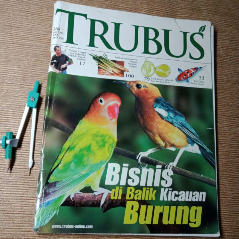 Jual Majalah Trubus Edisi Bisnis Burung Kicau Shopee Indonesia