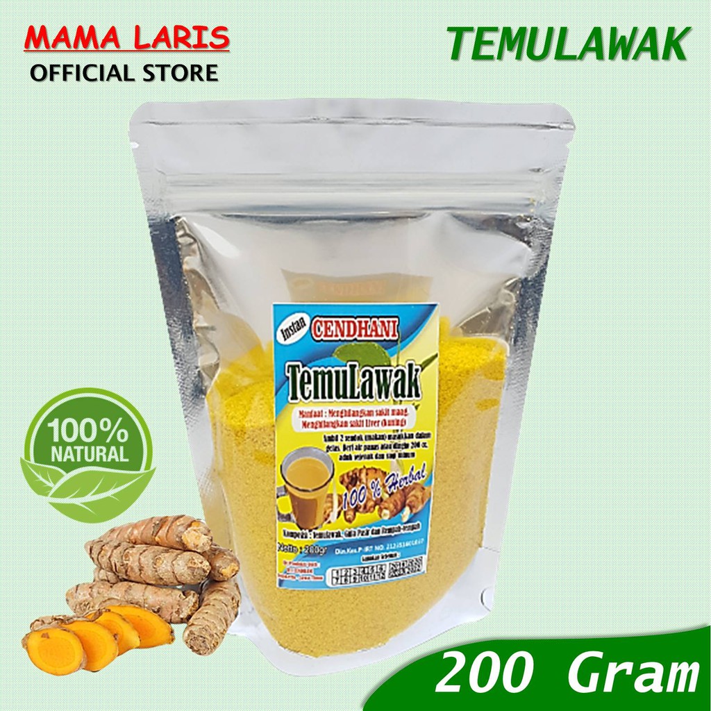 Jual Temulawak Instan 200g Temulawak Serbuk Minuman Bubuk Instan