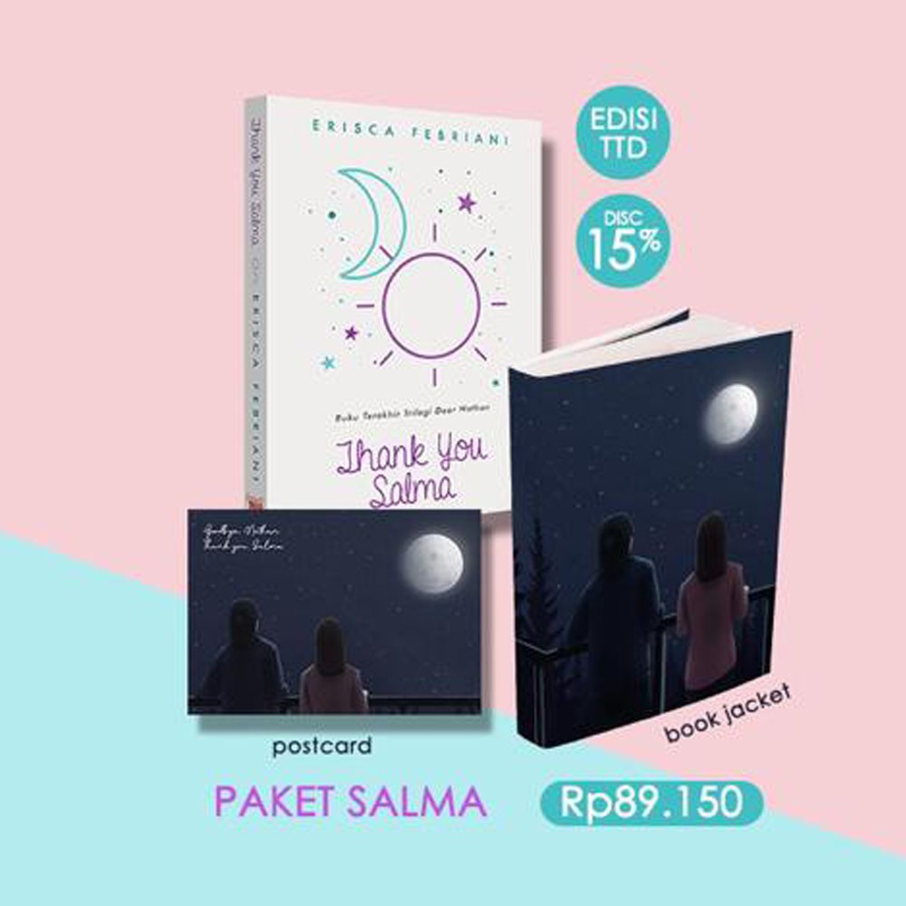 Jual Thank You Salma Paket Salma Edisi Ttd Postcard Jaket Buku