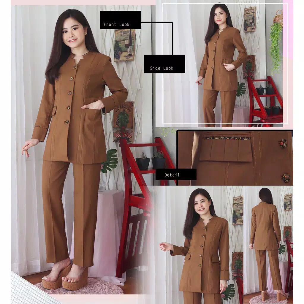 Jual Jas Seragam Blazer Lynelle Collection Wanita Setelan Celana