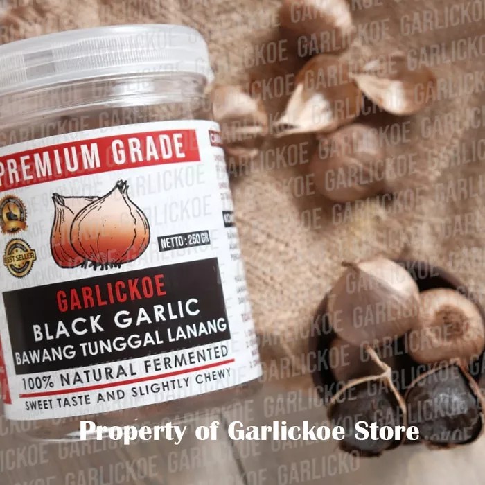 Jual Black Garlic Bawang Hitam Tunggal Lanang Gr Premium Garlickoe