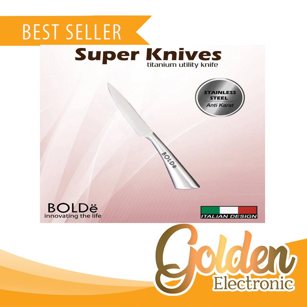 Jual Bolde Super Knives Titanium Utility Knife Pisau Dapur Shopee