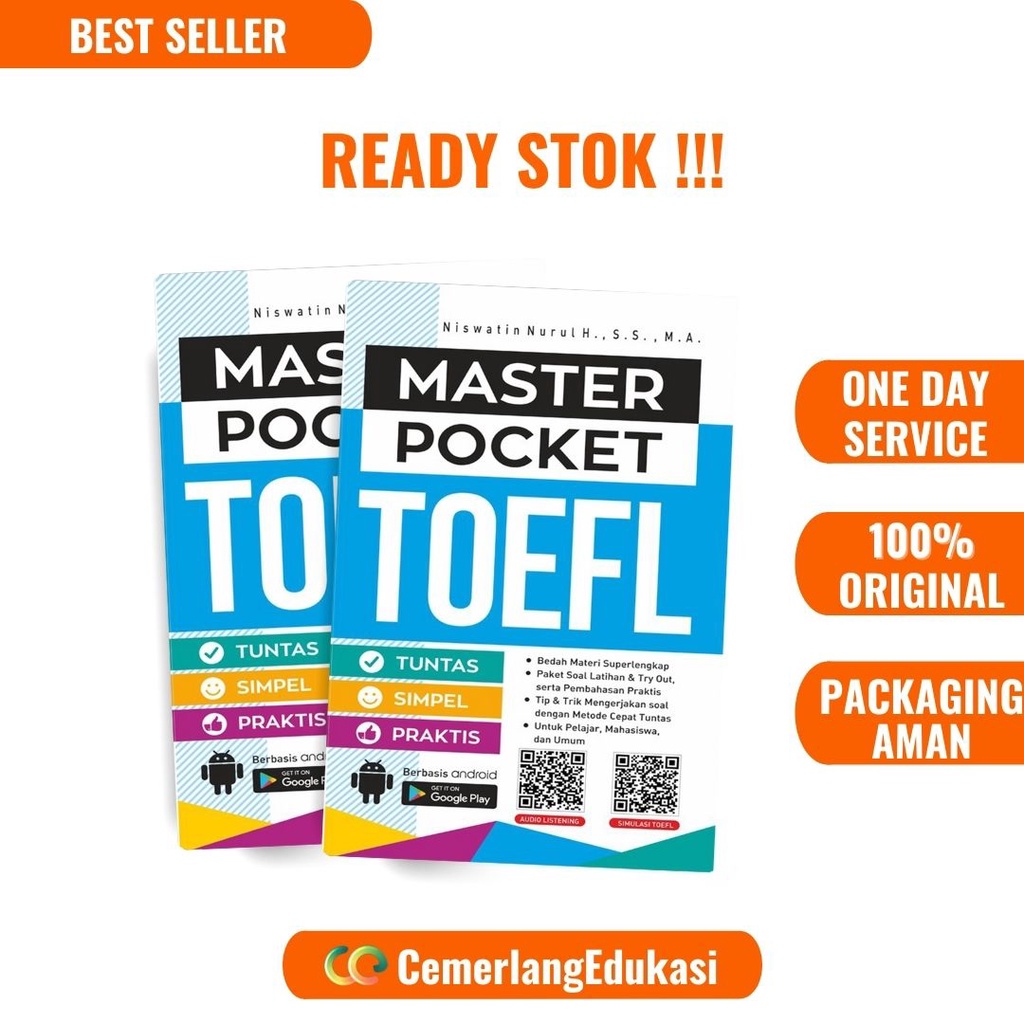 Jual BUKU BELAJAR BAHASA INGGRIS MASTER POCKET GRAMMER CONVERSATION