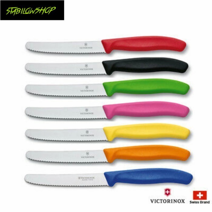 Jual Victorinox Sc Tomato Paring Knife 11 Cm Pisau Dapur Gerigi