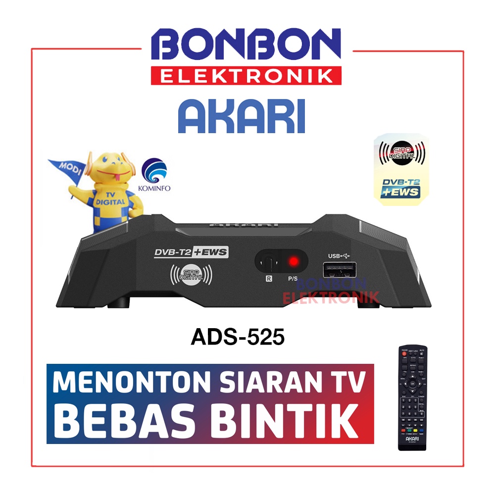 Jual Akari Set Top Box Ads Digital Tv Receiver Stb Dvb T Ads