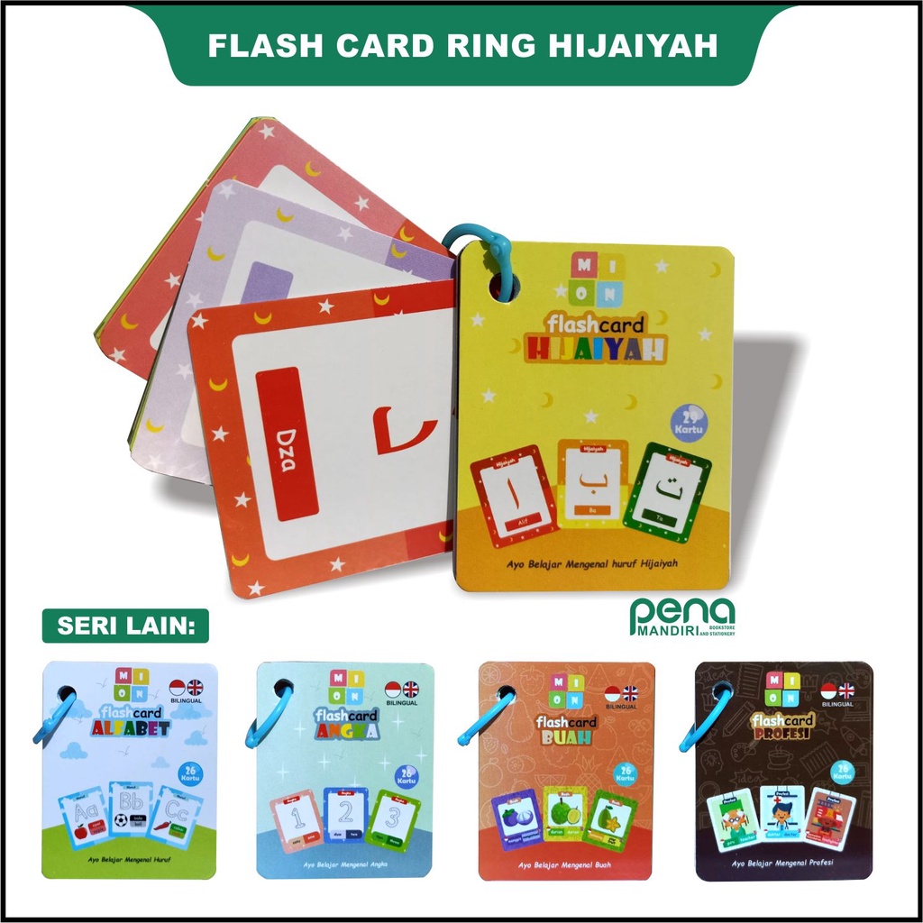 Jual HIJAIYAH Kartu Flashcard Ayo Mengenal Huruf Hijaiyah Bhs Arab