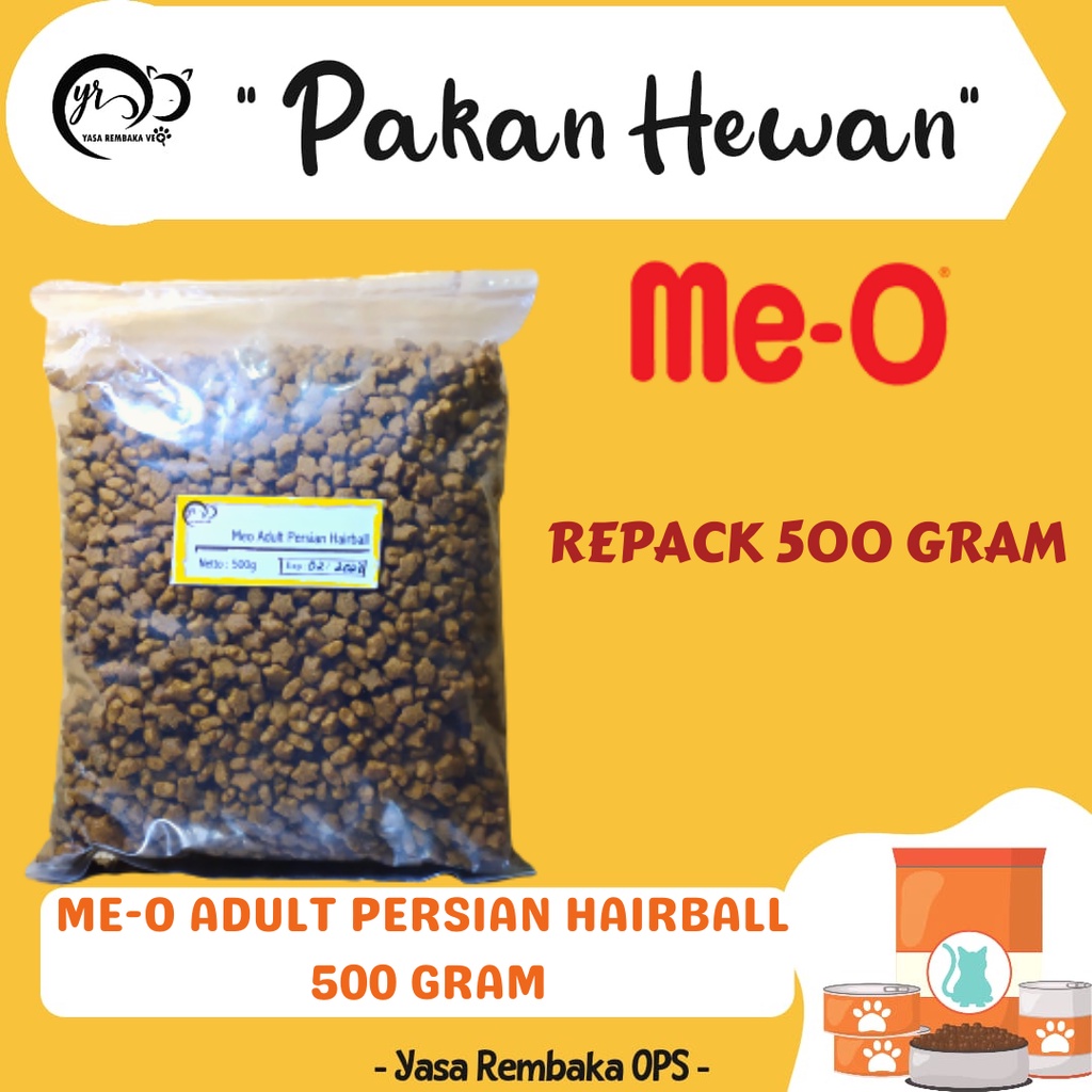 Jual MEO PERSIAN CAT ANTI HAIRBALL Repack 50gr Makanan Kucing