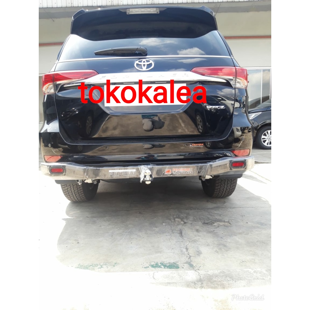 Jual Towing Bar Rhino Bumper Belakang Mobil Toyota All New Fortuner