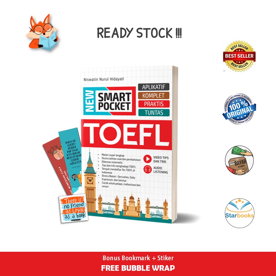 Jual Buku New Smart Pocket Toefl Penerbit Charissa Publisher Shopee