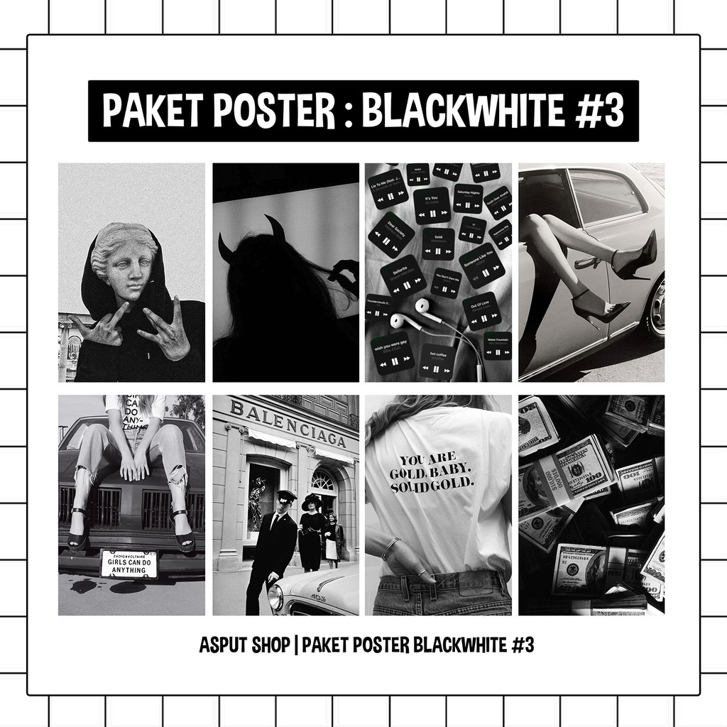 Jual Poster Aesthetic Wall Decor Poster Tumblr Poster Dinding Paket