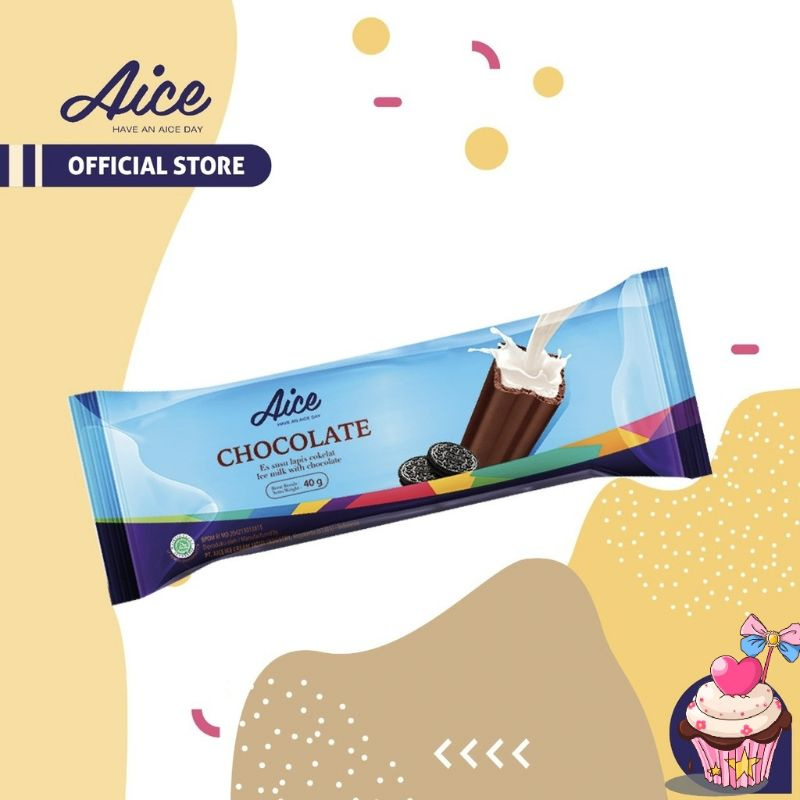 Jual Aice Es Krim Coklat Stik 1 Box Isi 50 Pcs Shopee Indonesia