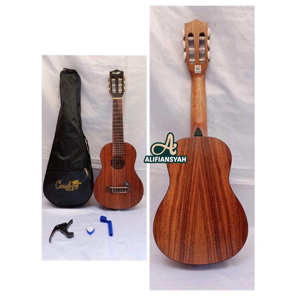 Jual Gitar Akustik Cowboy Gitar Lele Gitar Mini Senar Bonus Softcase