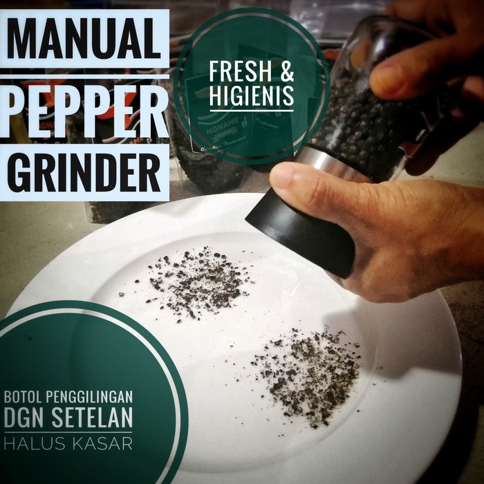 Jual Grinder Lada Putih Butir Asli Bangka Botol Penggiling Manual