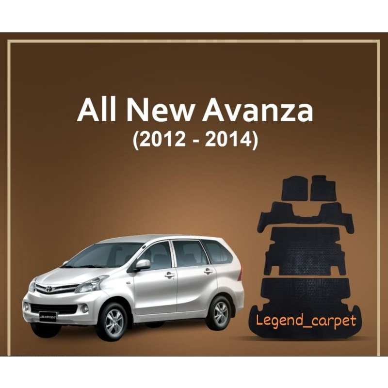 Jual Karpet Karet Alas Lantai Mobil Untuk Toyota All New Avanza 2012