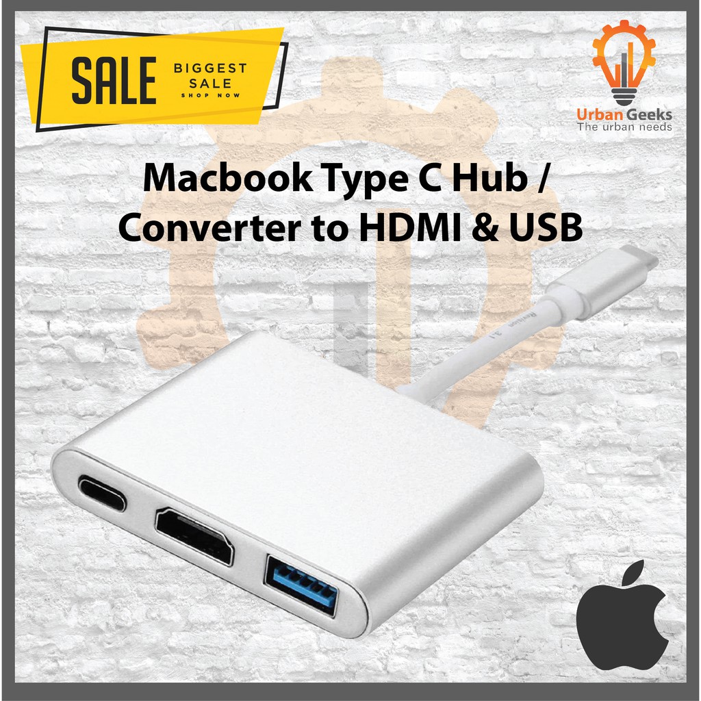 Jual DARI JAKARTA Kable Converter USB Type C Ke HDMI Multi Port Murah