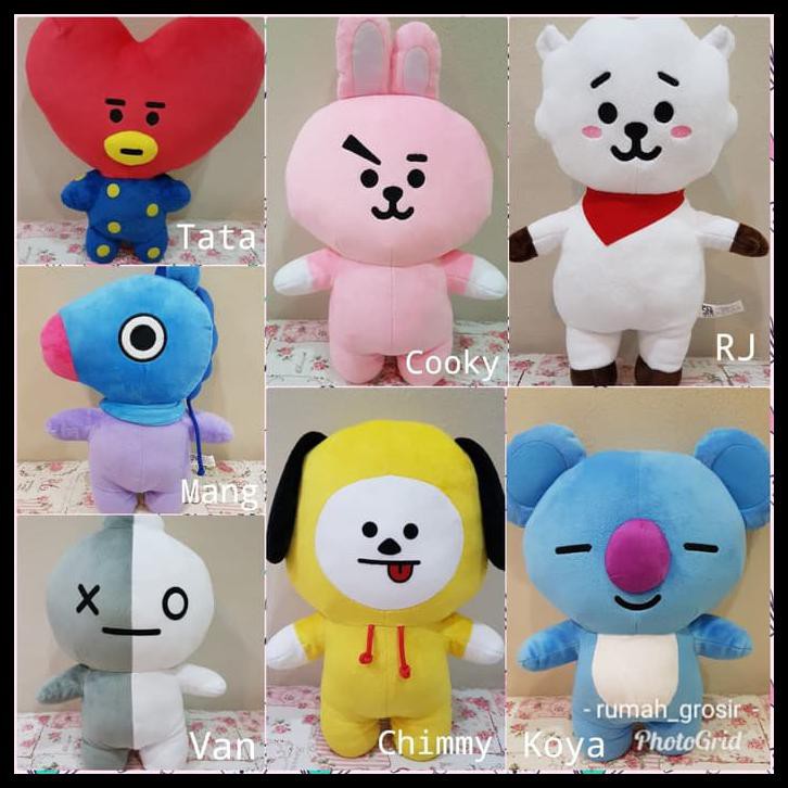 Jual Boneka Bt Bts Unofficial Cooky Tata Chimmy Van Koya Shopee