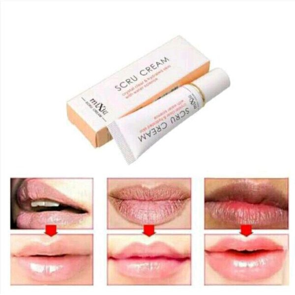 Jual Promo Mixiu Scru Cream Pelembab Bibir Anti Kering Terlaris