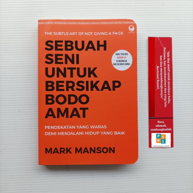 Jual Buku Original Sebuah Seni Untuk Bersikap Bodo Amat Buku Motivasi