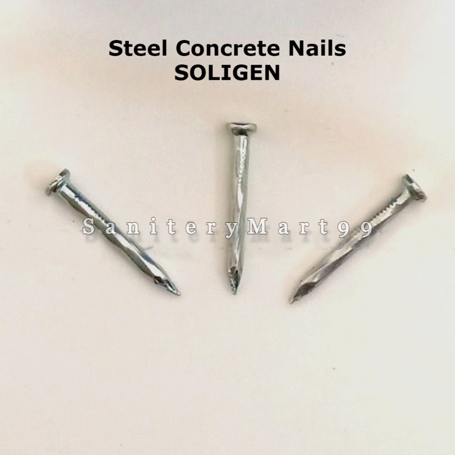 Jual Paku Tembok Paku Beton Paku Putih Steel Concrete Nails Soligen