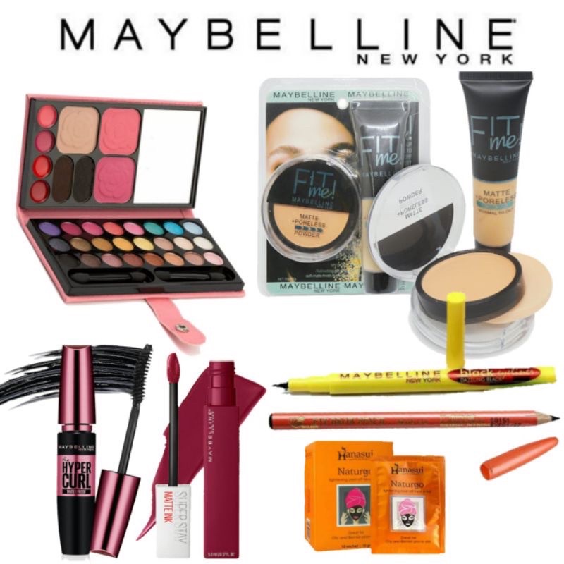 Jual Paket Make Up Lengkap Maybelline Paket Kosmetik Murah Lengkap