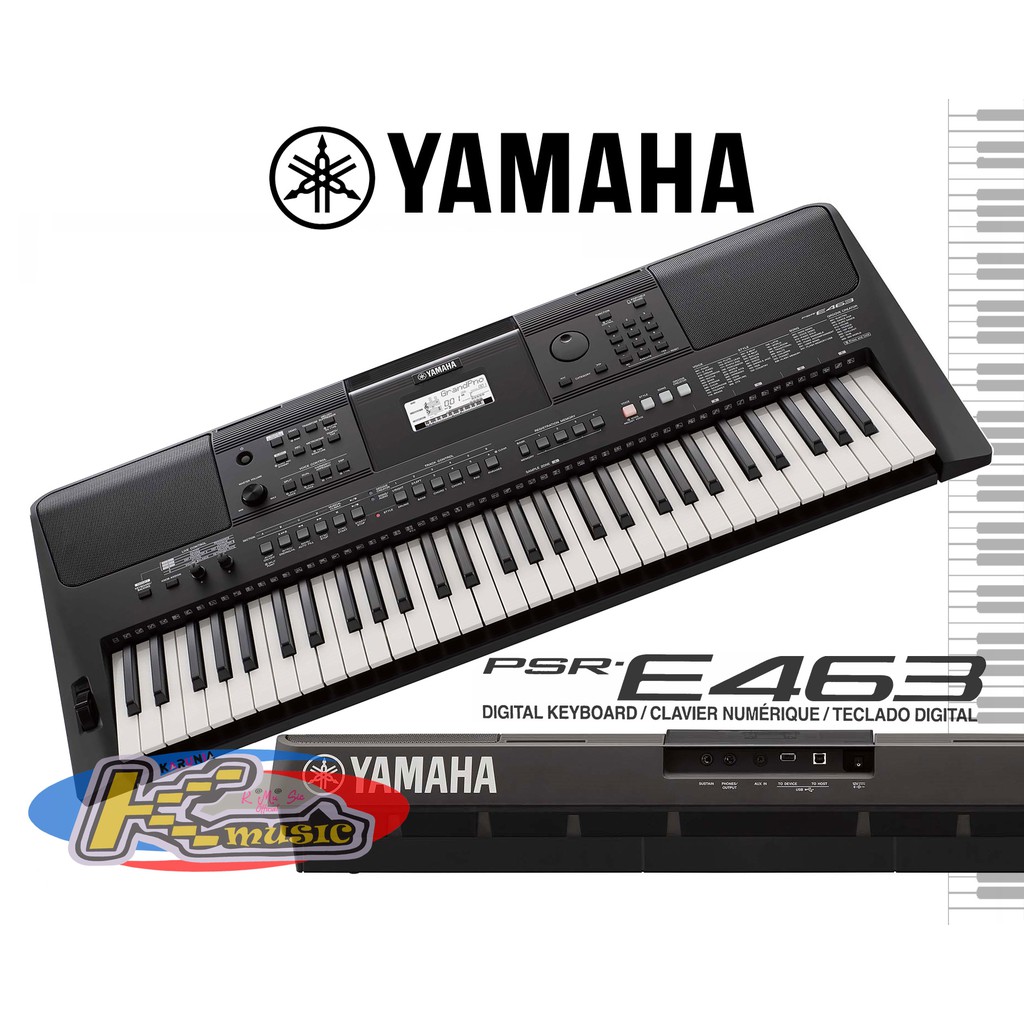 Jual Paket Lengkap Keyboard YAMAHA PSR E463 E 463 E 463 USB Shopee