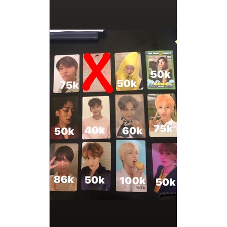 Jual Photocard Exo Nct Wayv Superm Shopee Indonesia