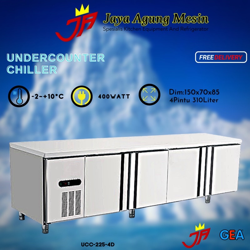 Jual Gea Under Counter Chiller Pintu Ucc D Shopee Indonesia