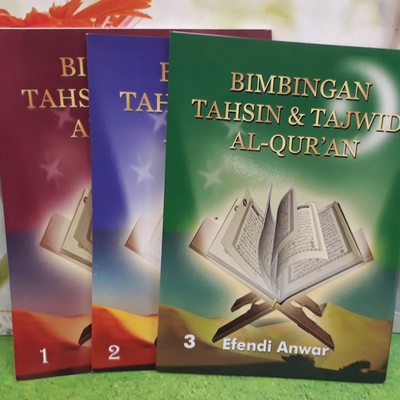 Jual Buku Bimbingan Tahsin Dan Tajwid Al Quran Utsmani Satu Set