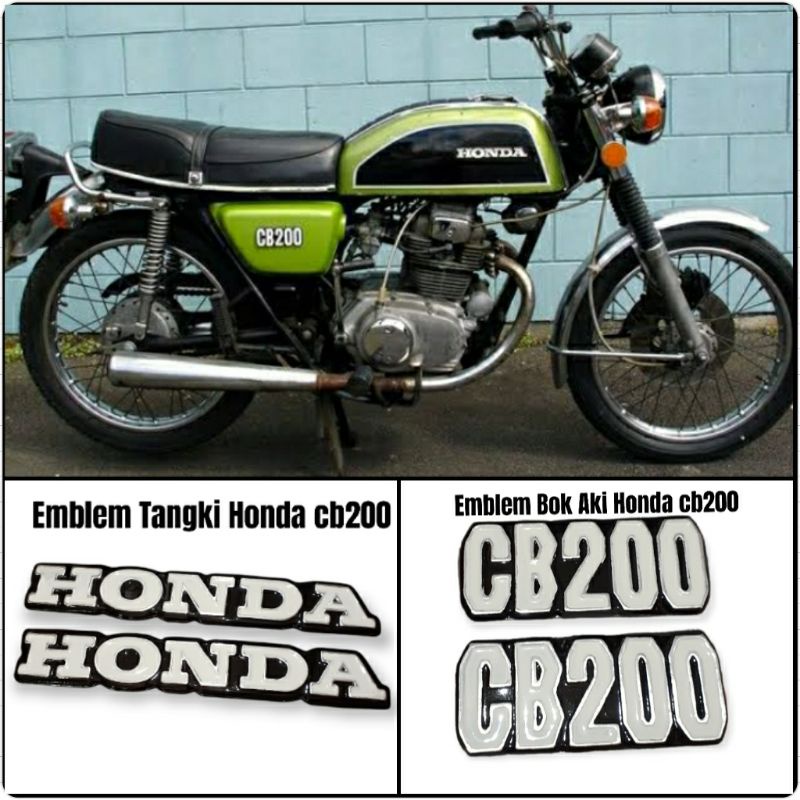 Jual Emblem Honda Cb Set Tangki Dan Bok Aki Shopee Indonesia