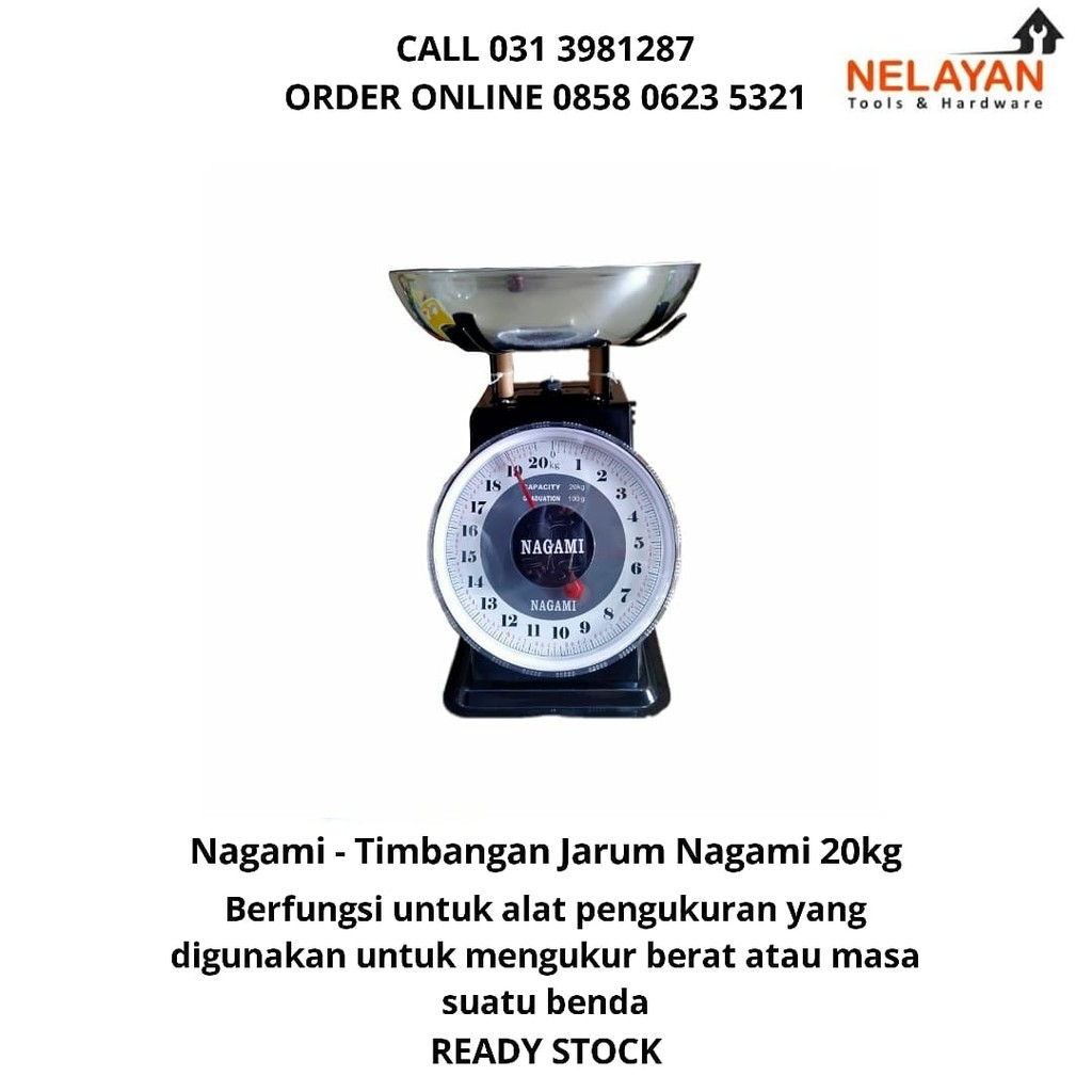 Jual Nagami Timbangan Jarum Nagami Kg Shopee Indonesia