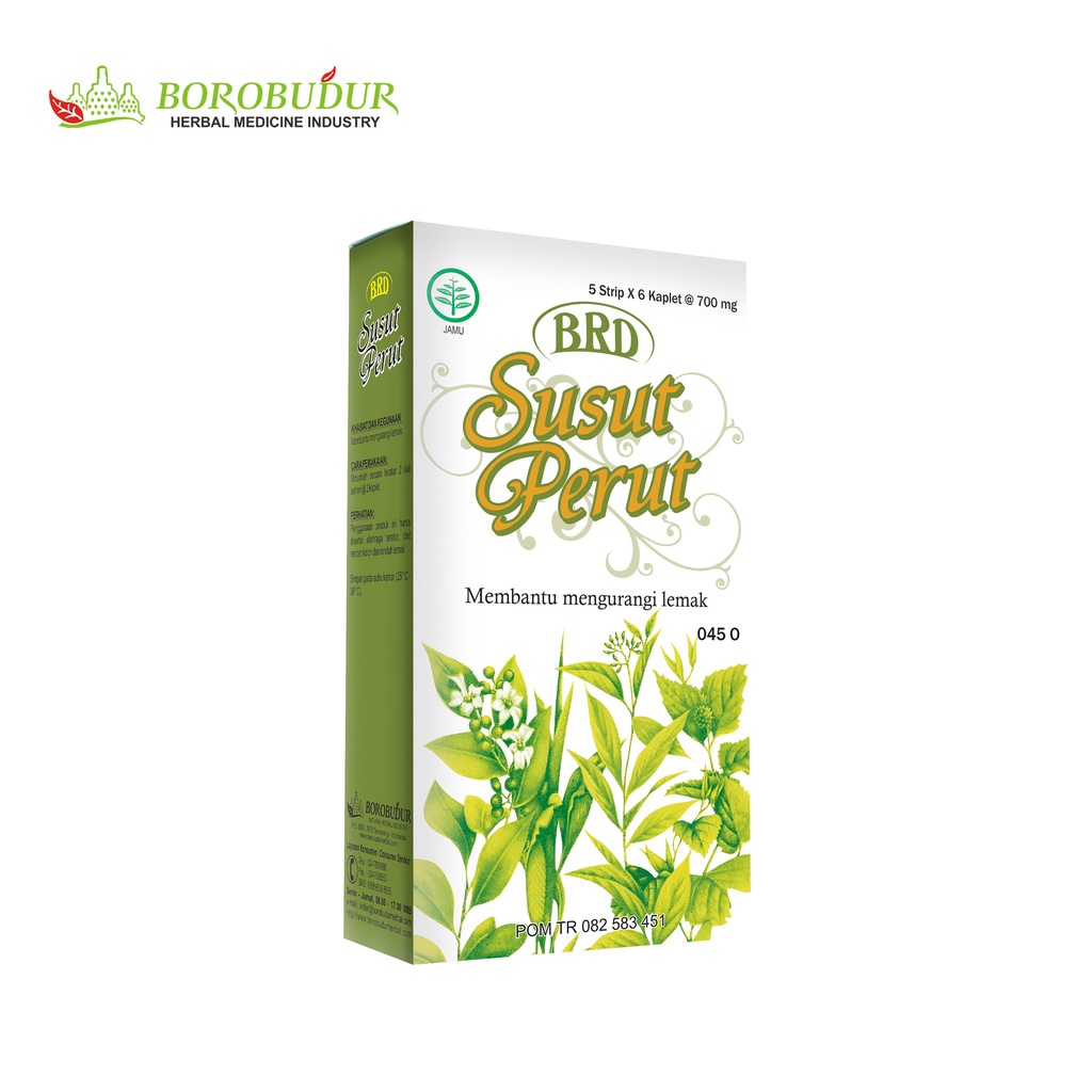 Jual Borobudur Herbal Membantu Mengurangi Lemak Susut Perut Kaplet