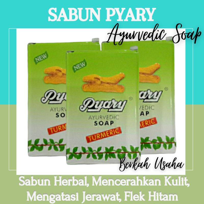 Jual Sabun Pyary Sabun Herbal Arab India Sabun Kunyit Kunir Mencerahkan