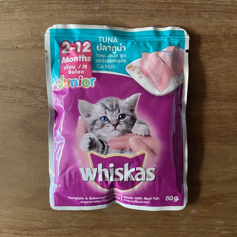 Jual Whiskas Junior Tuna Makanan Kucing Gr Freshpack Pakan Basah