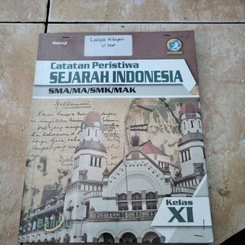 Jual Sejarah Indonesia SMA Kelas 2 Shopee Indonesia