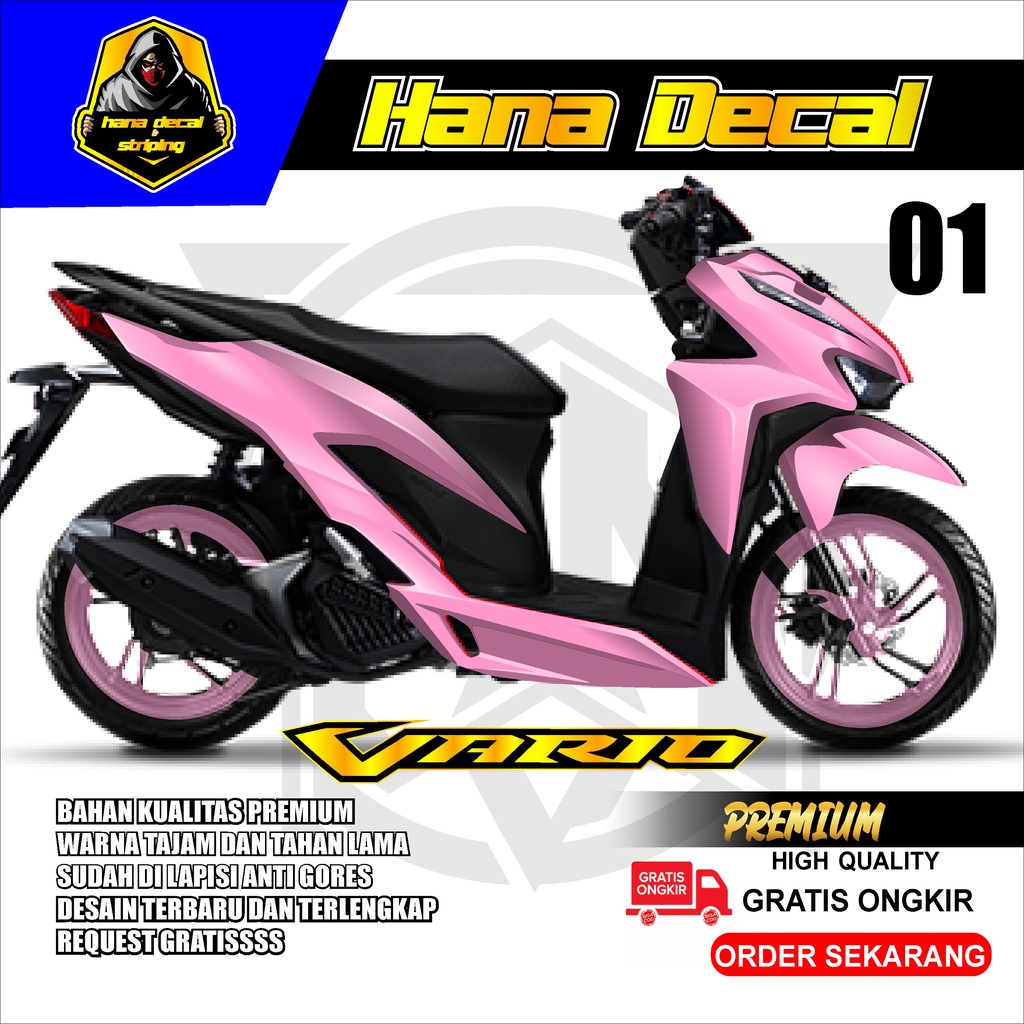 Jual Decal Stiker Full Body Vario New Dan Desain Baru Kode