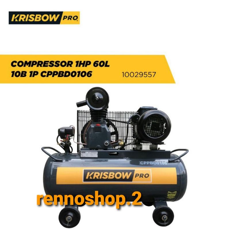 Jual Krisbow Kompresor Angin 1hp 10 Bar Cppbd0106 Original Shopee