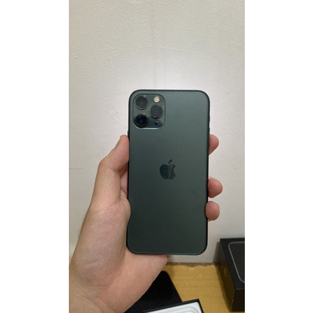 Jual IPhone 11 Pro 256 GB Green Second Mulus Bagus IMEI Aman Ori 100