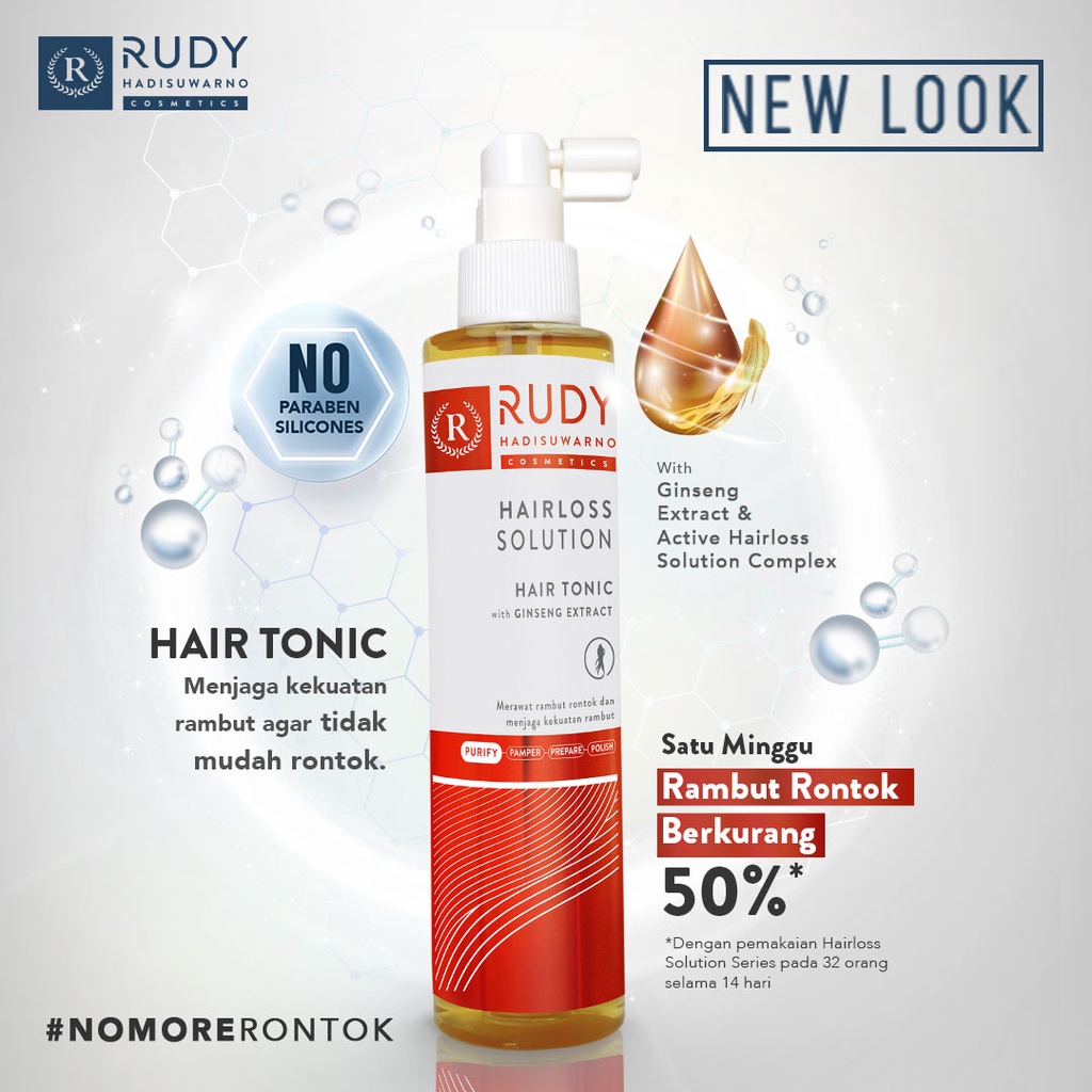 Jual Rudy Hadisuwarno Hairloss Solution Hair Tonic Ml Shopee Indonesia