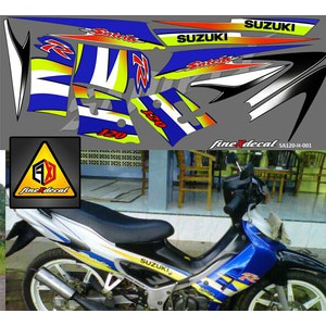 Jual Stripping Suzuki Satria 120 R Hiu Biru Hijau Pupus Shopee