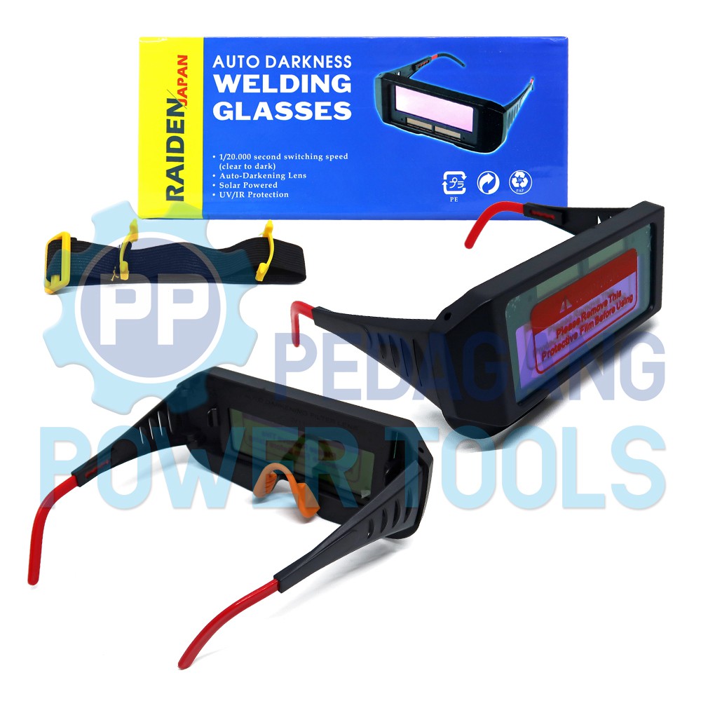 Jual Raiden Kacamata Las Otomatis Kaca Mata Auto Darkening Welding