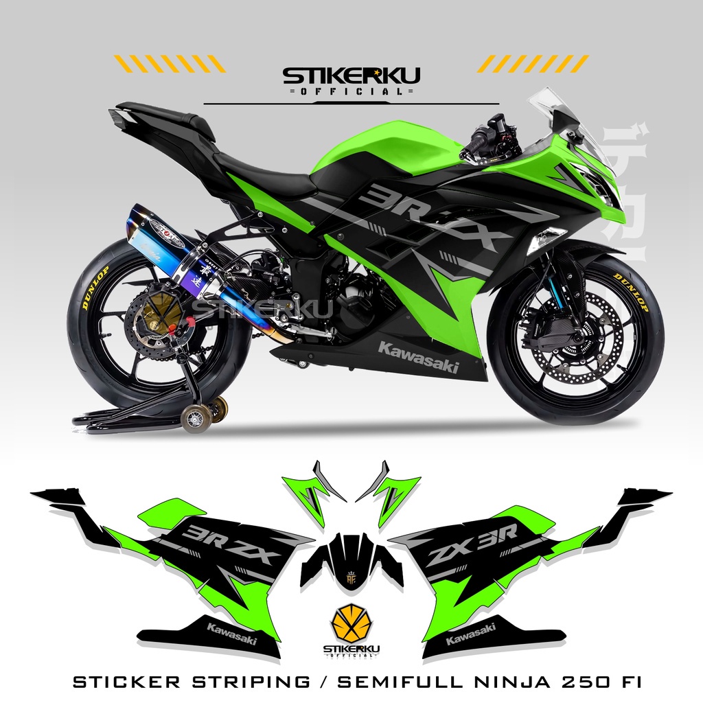 Jual Striping Motor Ninja Fi Old Decal Stiker Semi Full Body